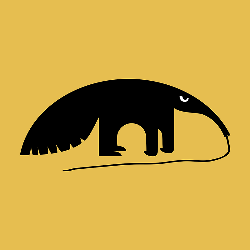 Angry Animals - Anteater by VrijFormaat