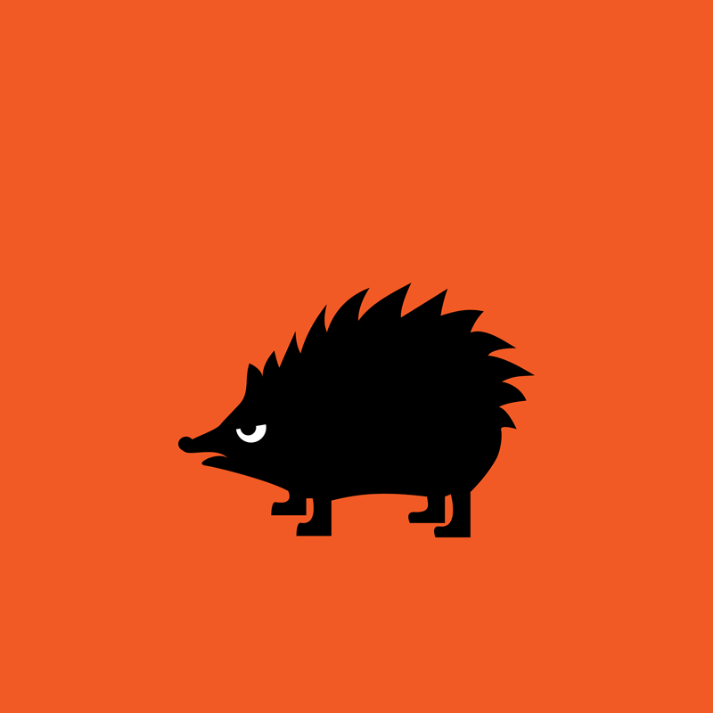 Angry Animals: Hedgehog by VrijFormaat