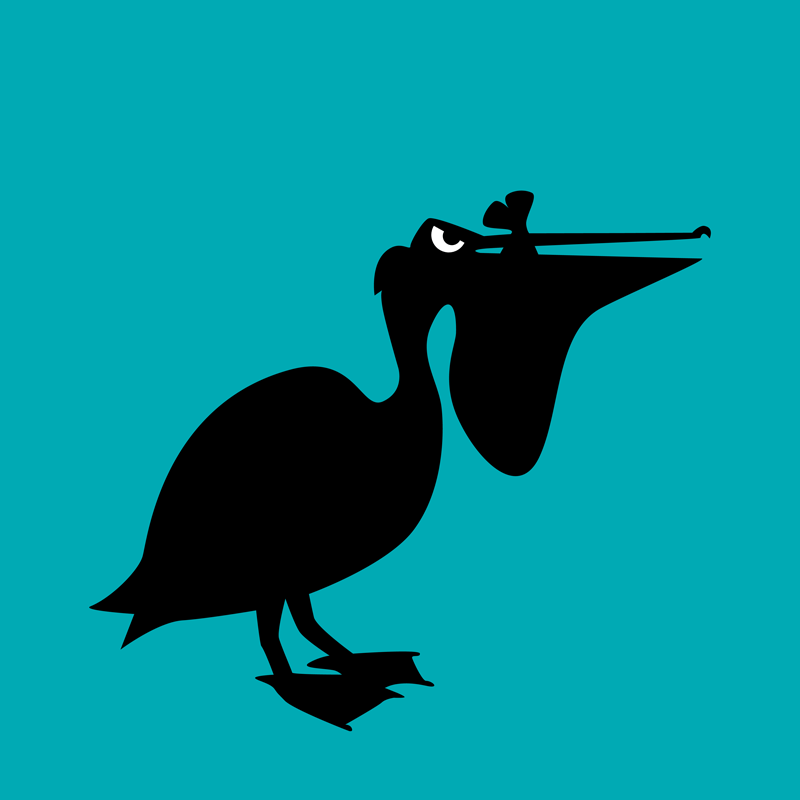 Angry Animals: Pelican by VrijFormaat