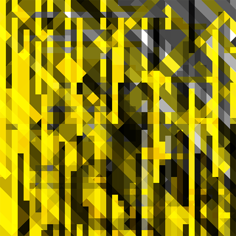 Abstractcomposition in yellow and grays