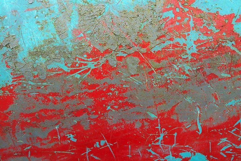 Textures - Aqua and red paint